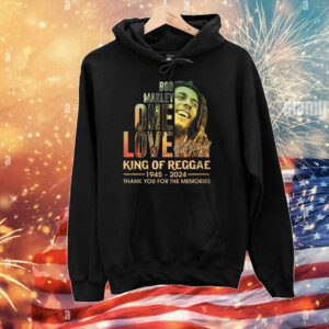 Bob Marley One Love King Of Reggae 1945 – 2024 Thank You For The Memories T-Shirts