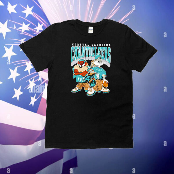 Bugs Bunny And Taz Coastal Carolina Chanticleers T-Shirt
