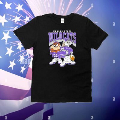 Bugs Bunny And Taz Kansas State Wildcats T-Shirt