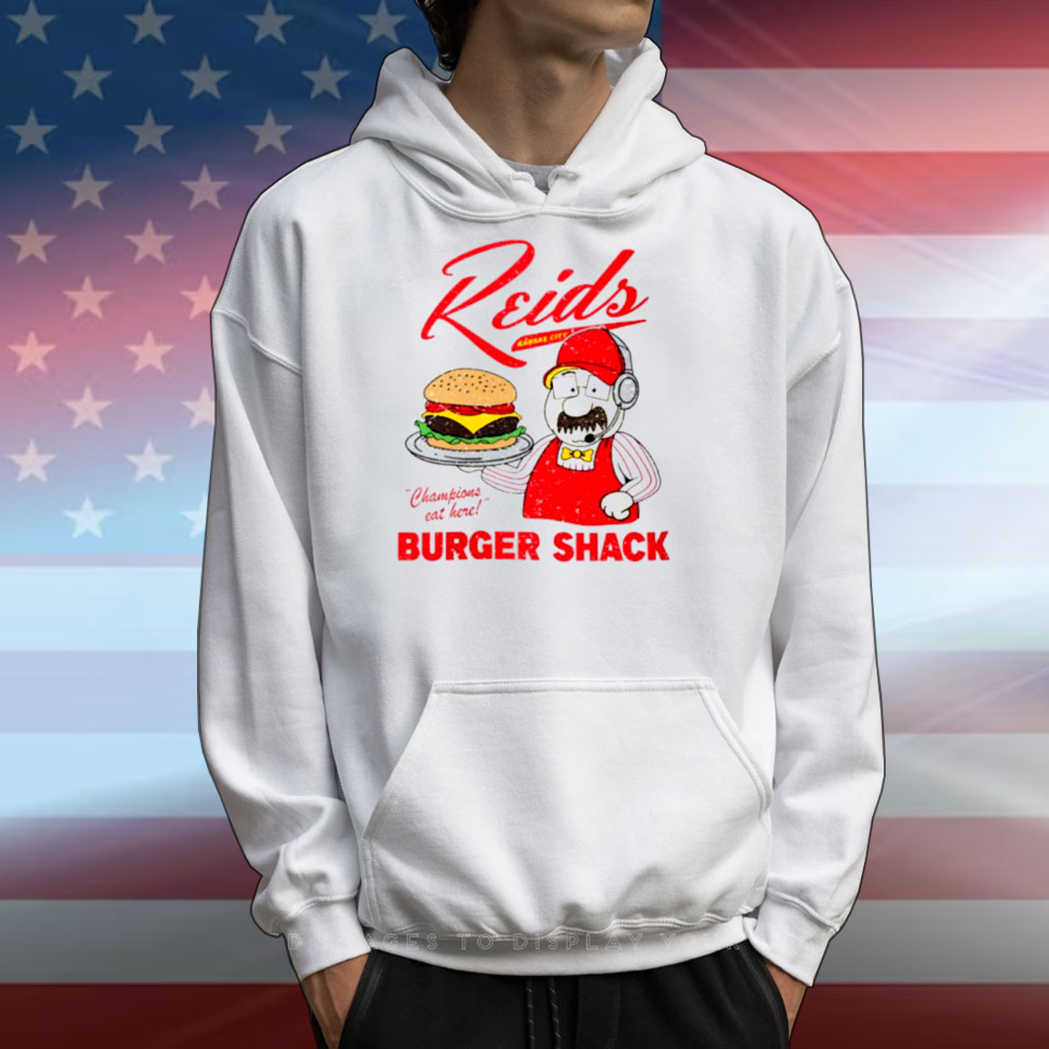 Champions Eat Here Keids Burger Shack T-Shirts