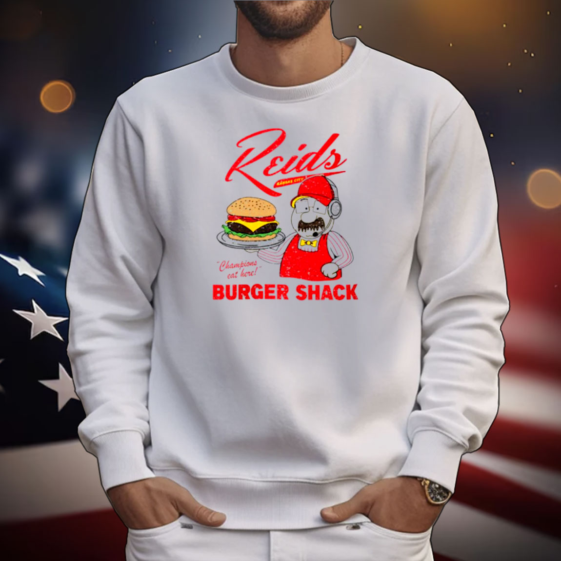 Champions Eat Here Keids Burger Shack Tee Shirts