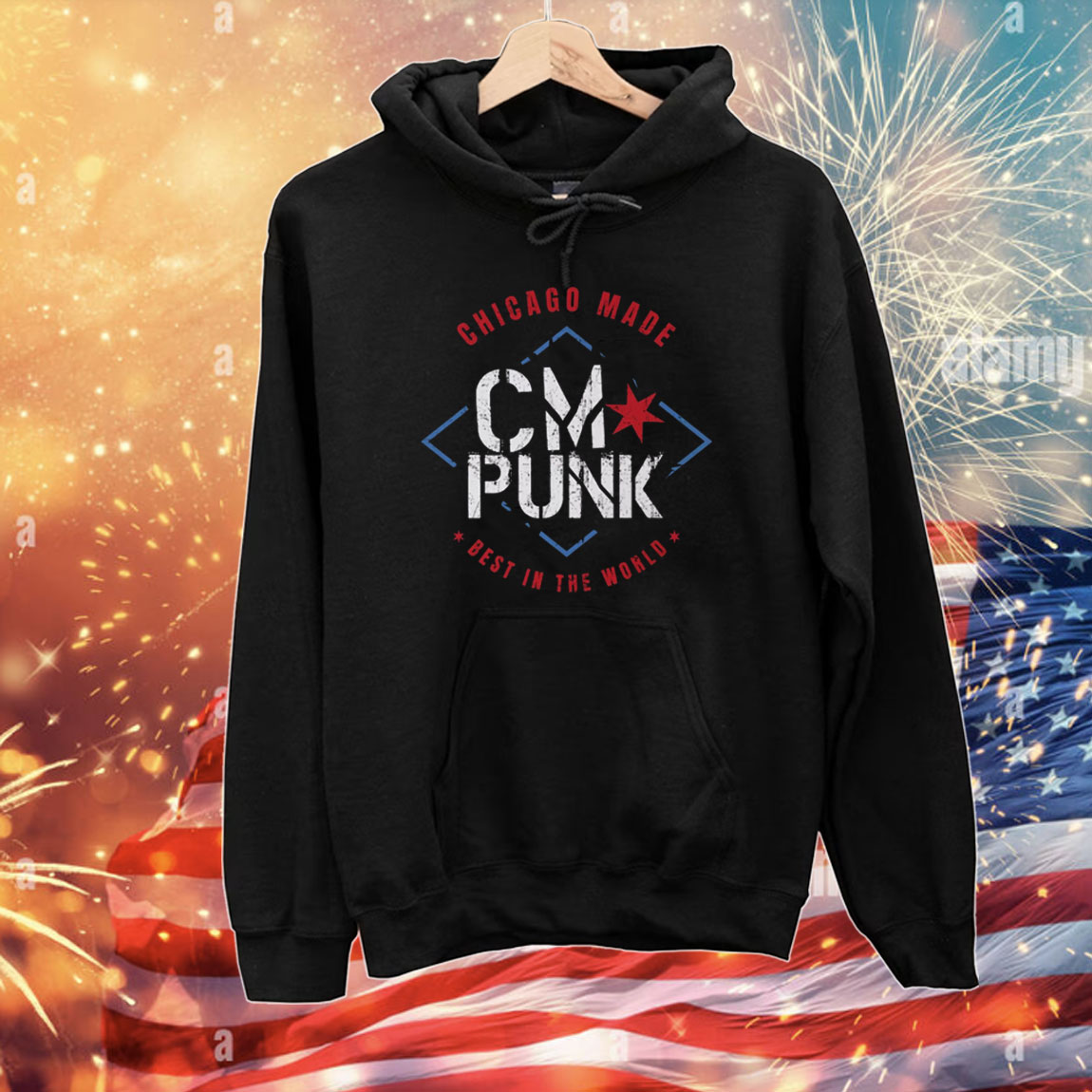 Cm Punk 500 Level Chicago Made T-Shirts