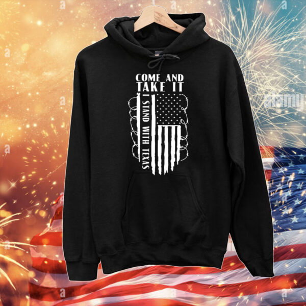 Come And Take It Patriotic Conservative Razor Wire Border Tee Shirts