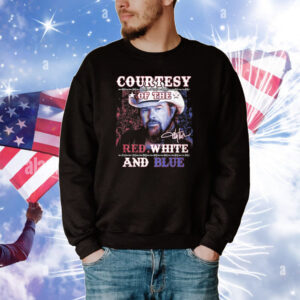 Courtesy Of The Red White And Blue Toby Keith Tee Shirts