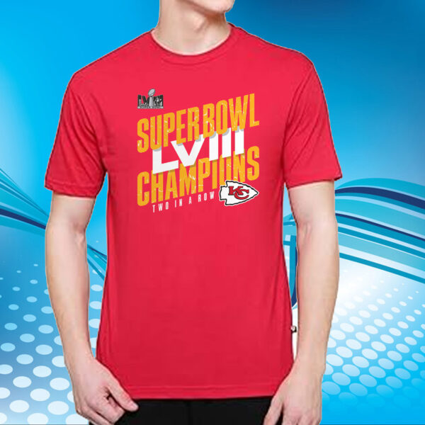 Kansas City Chiefs Super Bowl Lviii Champions Iconic Victory T-Shirt