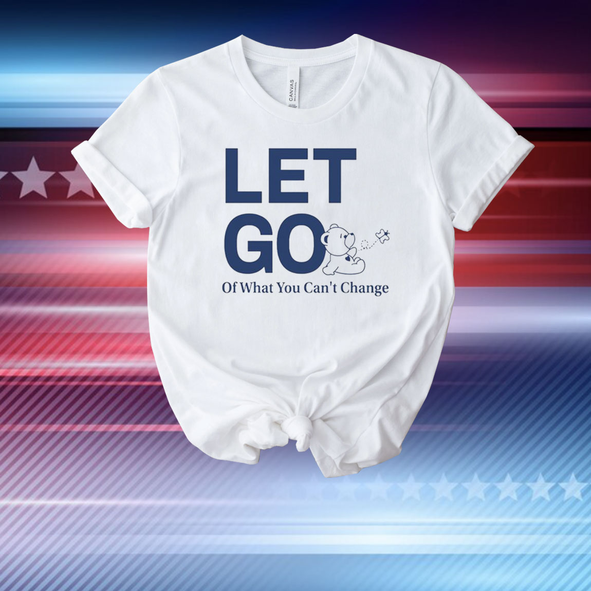 Let Go Teddy Butterfly Of What You Can't Change T-Shirt