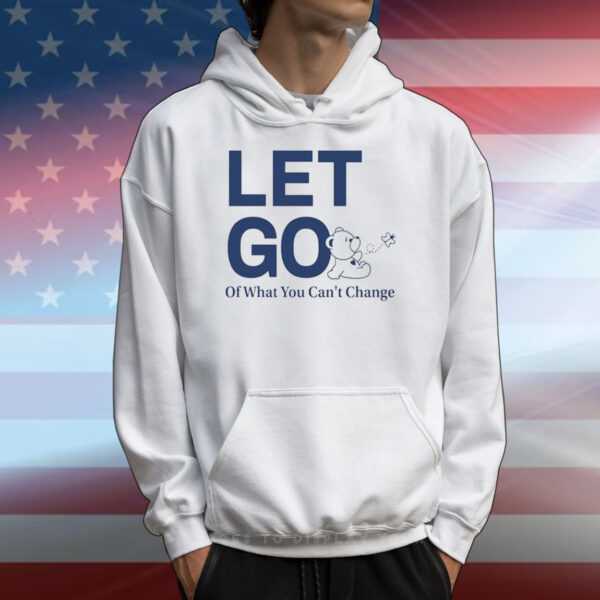 Let Go Teddy Butterfly Of What You Can't Change Tee Shirt