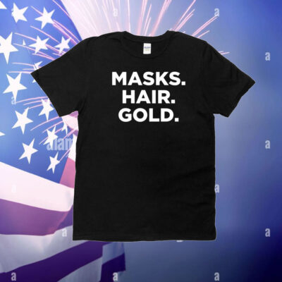 Masks Hair Gold T-Shirt
