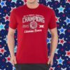 Oklahoma Sooners 2024 Big 12 Women’s Basketball Regular Season Champions Shirt