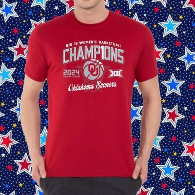 Oklahoma Sooners 2024 Big 12 Women’s Basketball Regular Season Champions Shirt