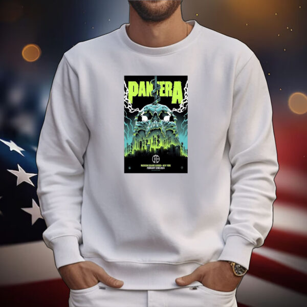 Pantera February 22, 2024 Madison Square Garden, New York City Poster Tee Shirts