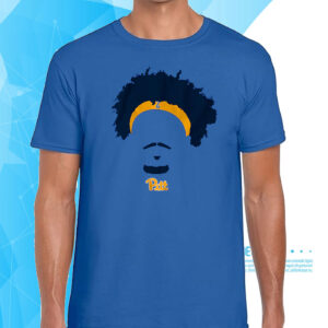 Pitt Basketball: Blake Hinson Headband And Hair T-Shirt