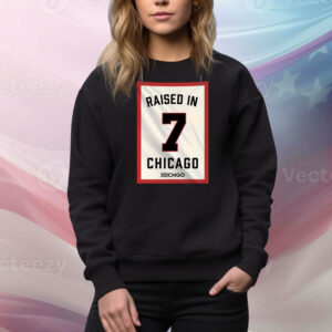 Raised In Chicago 7 Hoodie TShirts
