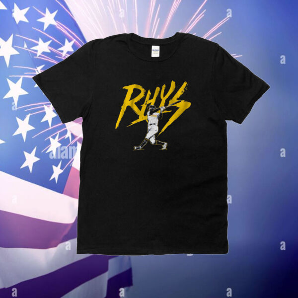 Rhys Hoskins: Rhys Lightning Milwaukee T-Shirt