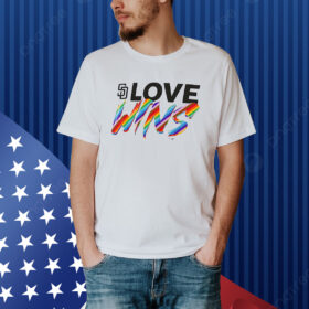 San Diego Padres Fanatics Branded Love Wins Shirt