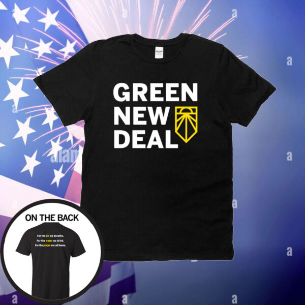 Sunrise Movement Good Job Livable Future Green New Deal T-Shirt