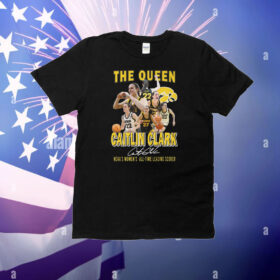 The Queen Caitlin Clark NCAA’s Women’s All-Time Leading Scorer T-Shirt