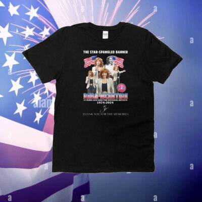 The Star-Spangled Banner Reba Mcentire 50 Years Ago Sang The National Anthem 1974 – 2024 T-Shirt
