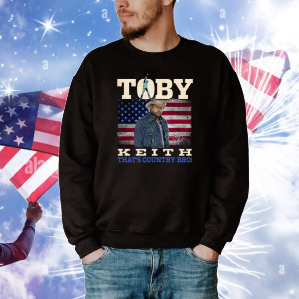 Toby Keith Thats Country Bro Tee Shirts