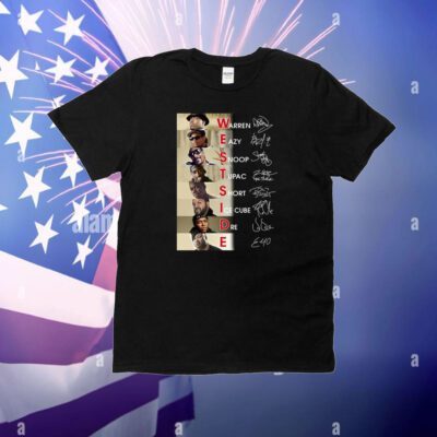 Warren Eazy Snoop Tupac Short Ice Cube Dre E40 T-Shirt