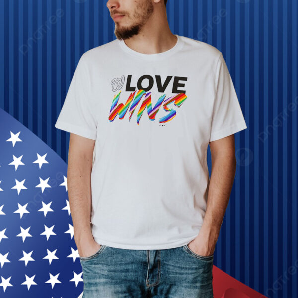 Washington Nationals Fanatics Branded Love Wins Shirt