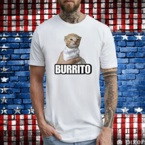 Burrito Cat Cringey Tee Shirts