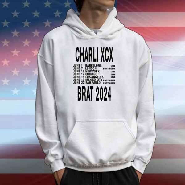 Charli Xcx Brat 2024 Tee Shirts