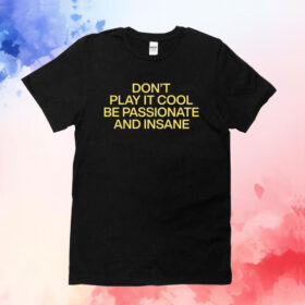 Don't Play It Cool Be Passionate And Insane T-Shirt