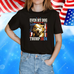 Even My Dog Wants Trump 2024 Tee Shirts