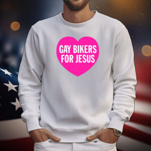 Gay Bikers For Jesus Heart T-Shirts