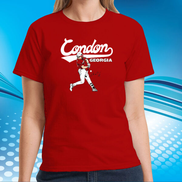 Georgia Baseball: Charlie Condon Slugger Swing T-Shirts