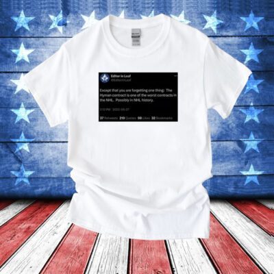 Hyman Contract Editor In Leaf Shirt