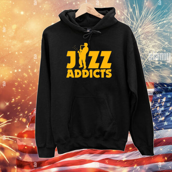 Jazz Addicts With Saxophone T-Shirts