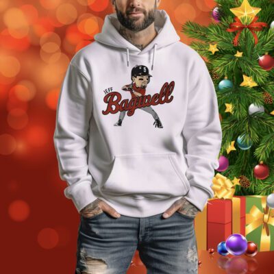 Jeff Bagwell: Caricature Hoodie Shirt