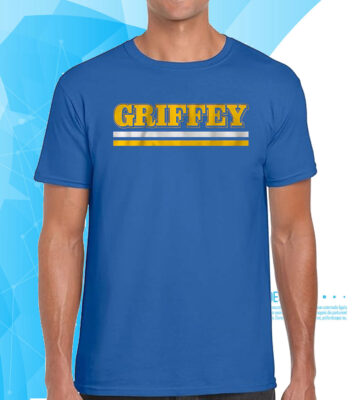 Ken Griffey Sr: Seattle Team Name Text T-Shirt