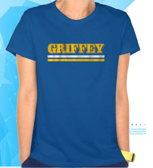 Ken Griffey Sr: Seattle Team Name Text T-Shirts