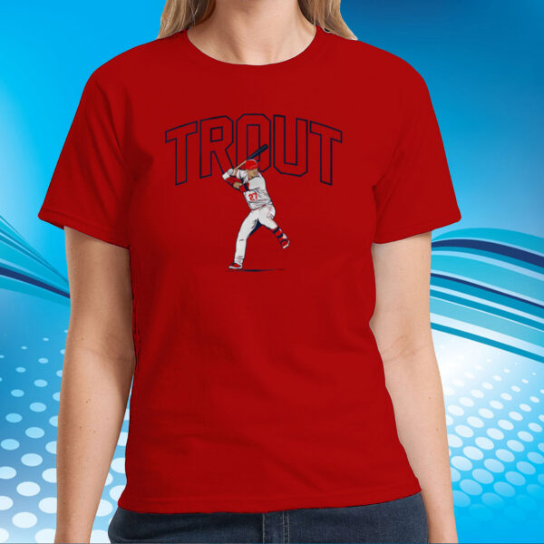 Mike Trout: Slugger Swing T-ShirtS