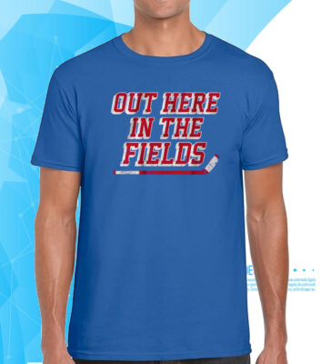 New York Hockey Out Here in the Fields T-Shirt