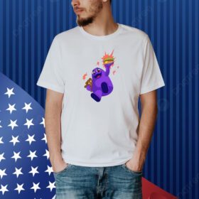 Purple Shake Hamburger Shirt