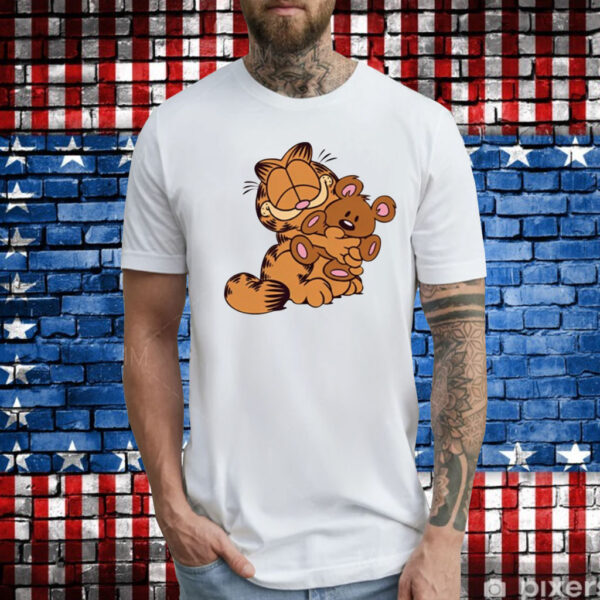 Ranbalt Garfield Hug Teddy Bear T-Shirts