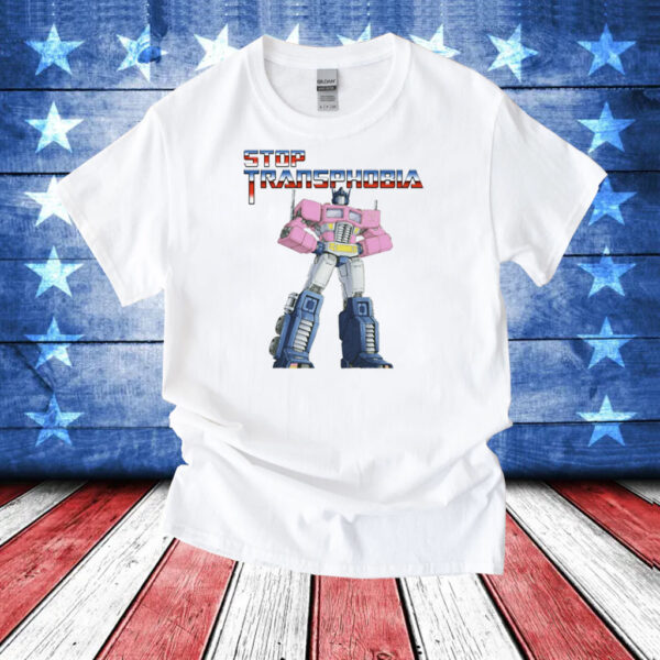 Robot Stop Transphobia Shirt