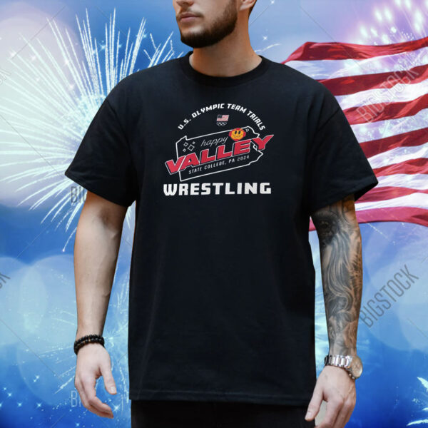 Team Usa Us Olympic Team Wrestling Trials Happy Valley Shirt
