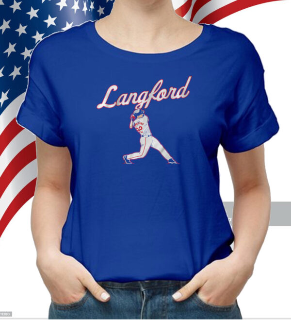 Wyatt Langford Slugger Swing Shirts