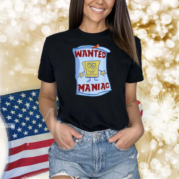 Young Mantis Wearing Wanted Maniac Shirts