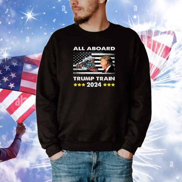 All aboard Trump train 2024 T-Shirts