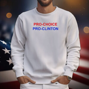 Aubrey Plaza Wearing Pro Choice Pro Clinton Tee Shirts