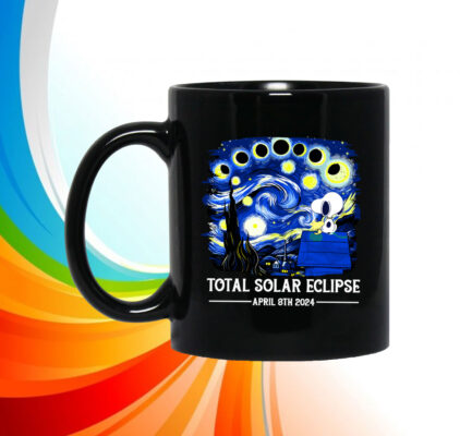 Buy Snoopy and Woodstock Total Solar Eclipse 2024 Mug
