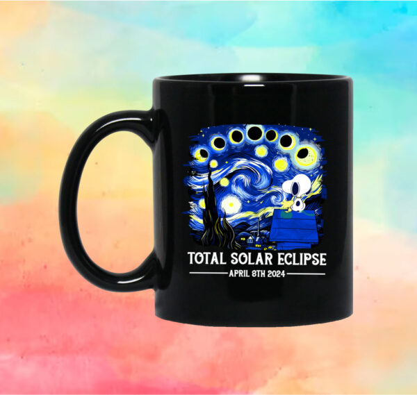 Buy Snoopy and Woodstock Total Solar Eclipse 2024 Tee Shirts