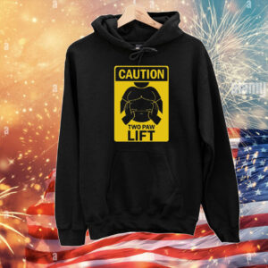 Caution Two Paw Lift T-Shirts