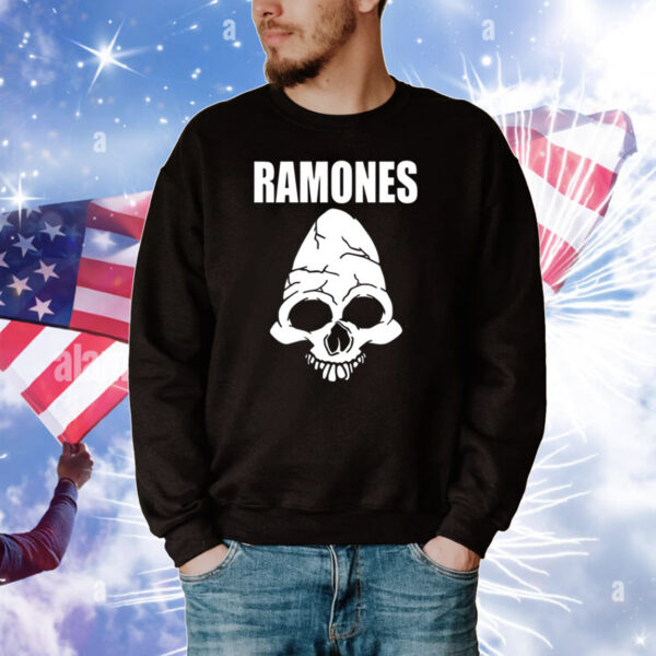 Cm Punk Wearing Ramones Skull Tee Shirts